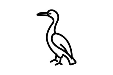 Karabatak, vektör, piksel mükemmel, çizer dosyası