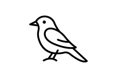 Kingbird, vektör, piksel mükemmel, illüstratör dosyası