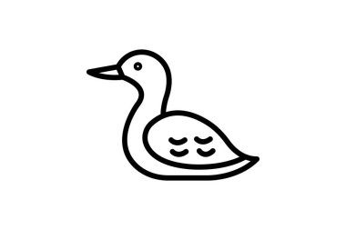 Loon, vektör, piksel mükemmel, illüstratör dosyası