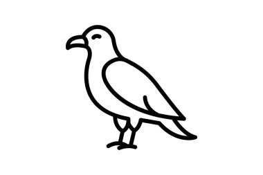 Osprey, vektör, piksel mükemmel, çizer dosyası