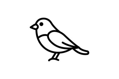 Saka kuşu, vektör, piksel mükemmel, illüstratör dosyası