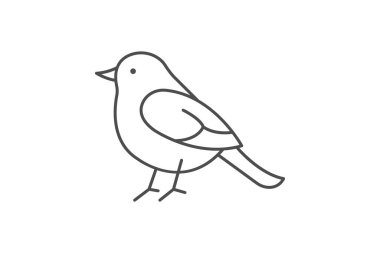 Robin, vektör, piksel mükemmel, çizer dosyası