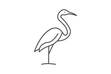 Crane, vektör, piksel mükemmel, illüstratör dosyası