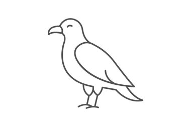 Osprey, vektör, piksel mükemmel, çizer dosyası