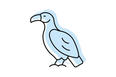 Akbaba, vektör, piksel mükemmel, çizer dosyası