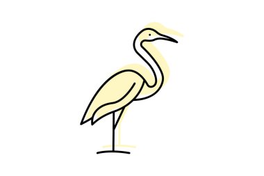 Crane, vektör, piksel mükemmel, illüstratör dosyası