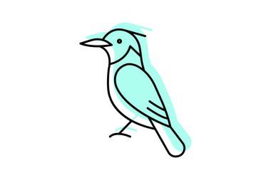 Kingfisher, vektör, piksel mükemmel, illüstratör dosyası