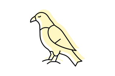 Şahin, vektör, piksel mükemmel, çizer dosyası