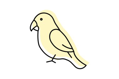 Aşk kuşu, vektör, piksel mükemmel, illüstratör dosyası