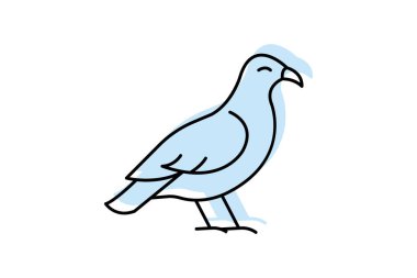 Şahin, vektör, piksel mükemmel, illüstratör dosyası