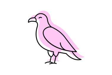 Osprey, vektör, piksel mükemmel, çizer dosyası