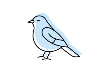 Bulbul, vektör, piksel mükemmel, illüstratör dosyası