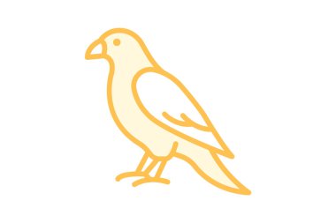 Şahin, vektör, piksel mükemmel, illüstratör dosyası