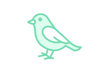 Serçe, vektör, piksel mükemmel, illüstratör dosyası