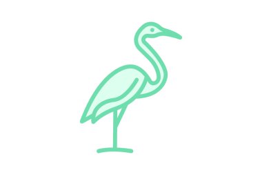Crane, vektör, piksel mükemmel, illüstratör dosyası