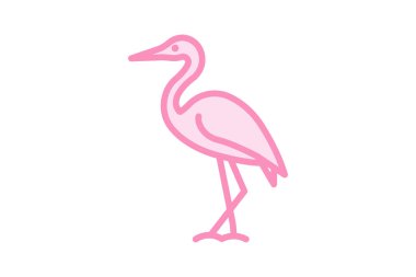 Heron, vektör, piksel mükemmel, illüstratör dosyası