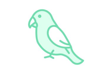 Aşk kuşu, vektör, piksel mükemmel, illüstratör dosyası