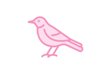 Alaycı kuş, vektör, piksel mükemmel, illüstratör dosyası