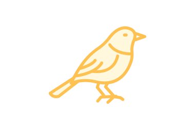 Warbler, vektör, piksel mükemmel, illüstratör dosyası