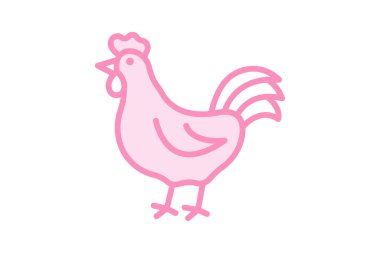 Horoz, vektör, piksel mükemmel, illüstratör dosyası