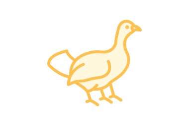 Capercaillie, vektör, piksel mükemmel, illüstratör dosyası