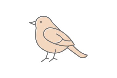 Robin, vektör, piksel mükemmel, çizer dosyası