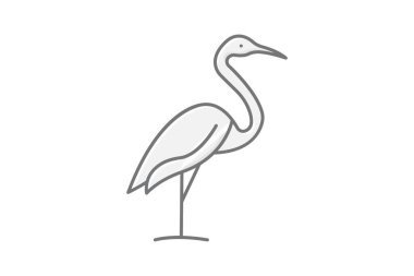 Crane, vektör, piksel mükemmel, illüstratör dosyası
