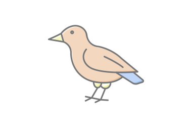 Finch, vektör, piksel mükemmel, çizer dosyası