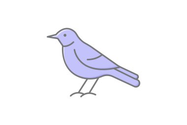 Alaycı kuş, vektör, piksel mükemmel, illüstratör dosyası