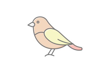 Saka kuşu, vektör, piksel mükemmel, illüstratör dosyası