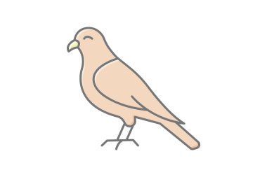 Kestrel, vektör, piksel mükemmel, illüstratör dosyası