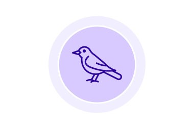 Blackbird, vektör, piksel mükemmel, illüstratör dosyası