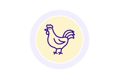 Horoz, vektör, piksel mükemmel, illüstratör dosyası