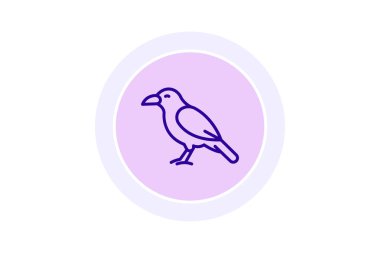 Chough, vektör, piksel mükemmel, illüstratör dosyası