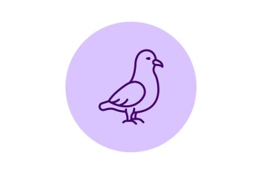 Fulmar, vektör, piksel mükemmel, illüstratör dosyası