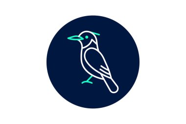 Kingfisher, vektör, piksel mükemmel, illüstratör dosyası