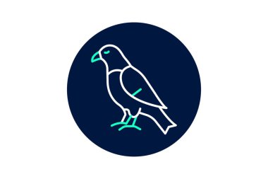 Şahin, vektör, piksel mükemmel, çizer dosyası