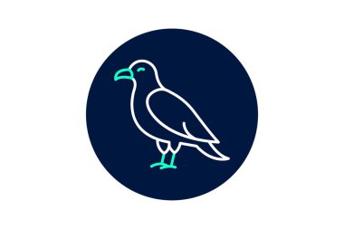 Osprey, vektör, piksel mükemmel, çizer dosyası