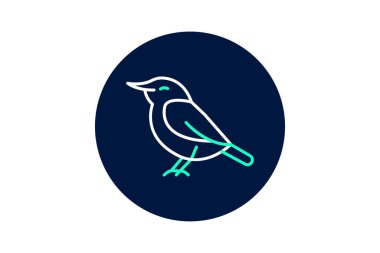 Nuthatch, vektör, piksel mükemmel, illüstratör dosyası