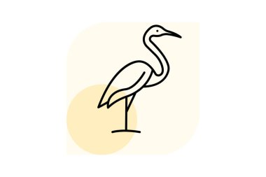 Crane, vektör, piksel mükemmel, illüstratör dosyası