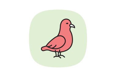 Fulmar, vektör, piksel mükemmel, illüstratör dosyası