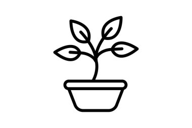 Fesleğen, vektör, piksel mükemmel, çizer dosyası