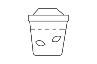 Kompost kutusu, vektör, piksel mükemmel, illüstratör dosyası