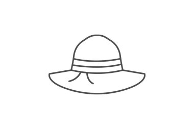 Bahçıvanlık Şapkası, vektör, piksel mükemmel, illüstratör dosyası