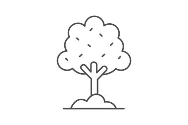 Ağaç Malç, vektör, piksel mükemmel, illüstratör dosyası