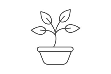 Fesleğen, vektör, piksel mükemmel, çizer dosyası