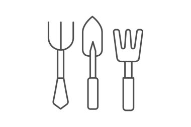 Bahçe Araçları Set, vektör, piksel mükemmel, illüstratör dosyası