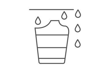 Yağmur Varili, vektör, piksel mükemmel, illüstratör dosyası