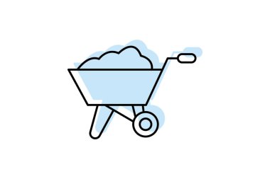 El arabası Toprak, vektör, piksel mükemmel, illüstratör dosyası