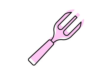 Bahçe Çatalı Aracı, vektör, piksel mükemmel, illüstratör dosyası